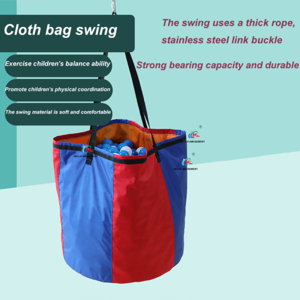 Children Indoor Sensory Training Cloth Bag Swing 02