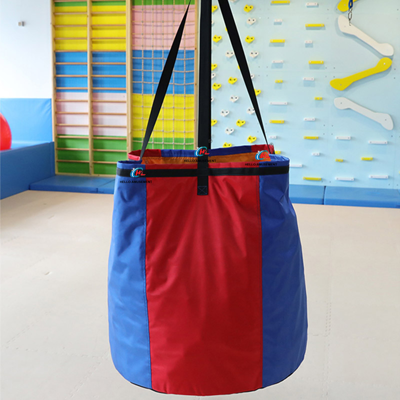 Children Indoor Sensory Training Cloth Bag Swing 04