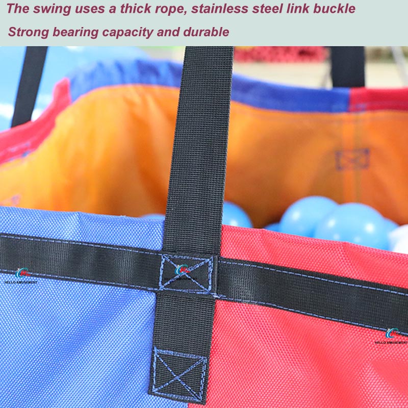 Children Indoor Sensory Training Cloth Bag Swing 07