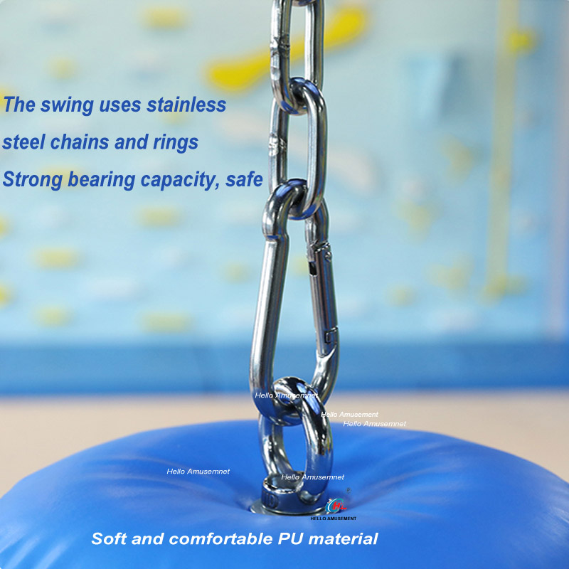 Children Indoor Sensory Training T-shaped Swing 10