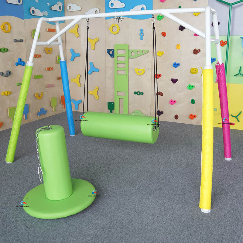 Children sensory training hanging vertical swing 05