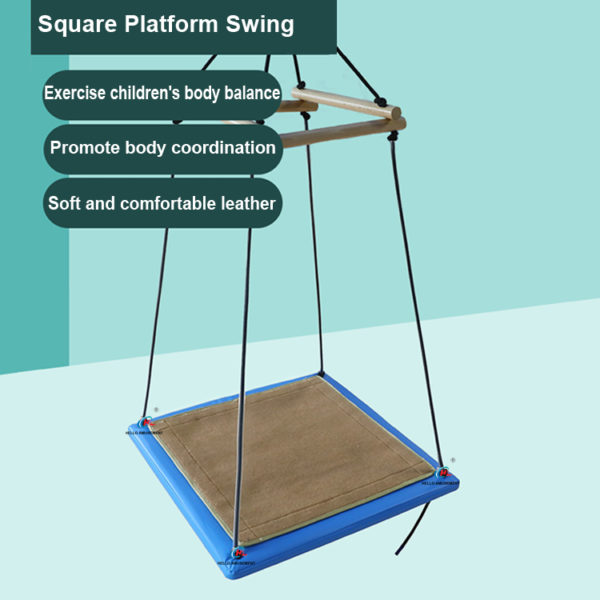 Children's Sensory Swing Square Platform Swing 04