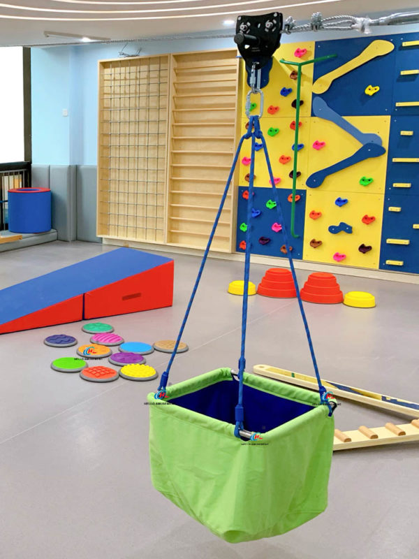 Early education hanging square cloth bag swing 19