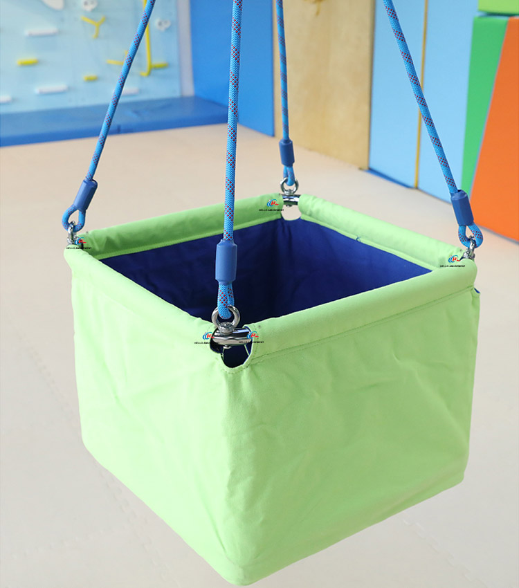 Early education hanging square cloth bag swing 6