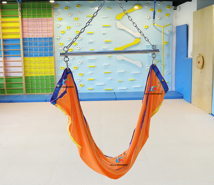 Sensory integration training hanging net swing 06