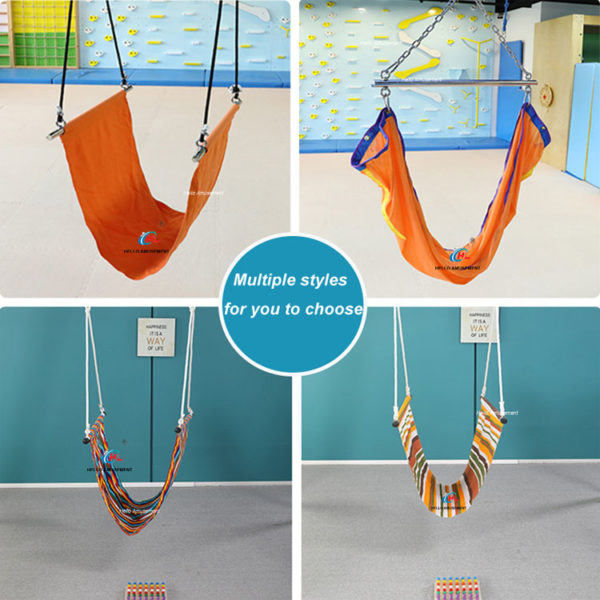 Sensory integration training hanging net swing 13