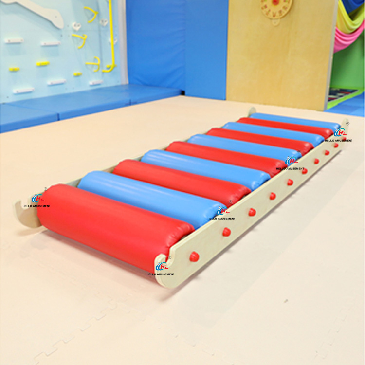 Sensory training equipment roller slide soft climbing ladder 06