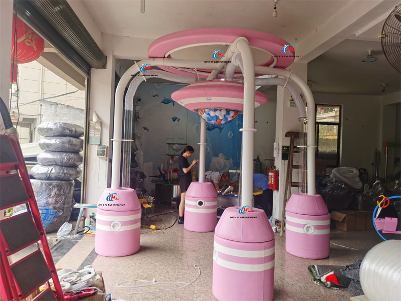 Children’s Indoor Playground Ball Pit Game UFO Machine 11