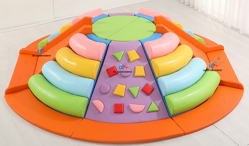 Children's soft play climbing and sliding multifunctional turtle climbing combination 18