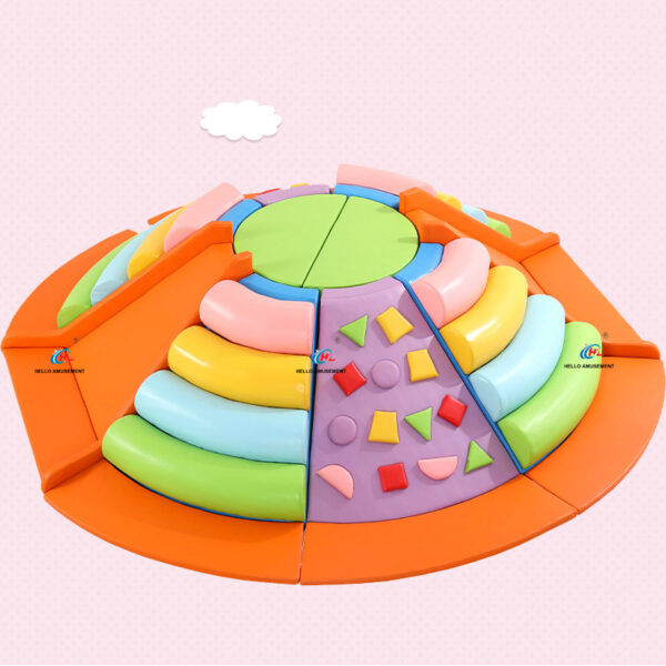 Children's soft play climbing and sliding multifunctional turtle climbing combination 3