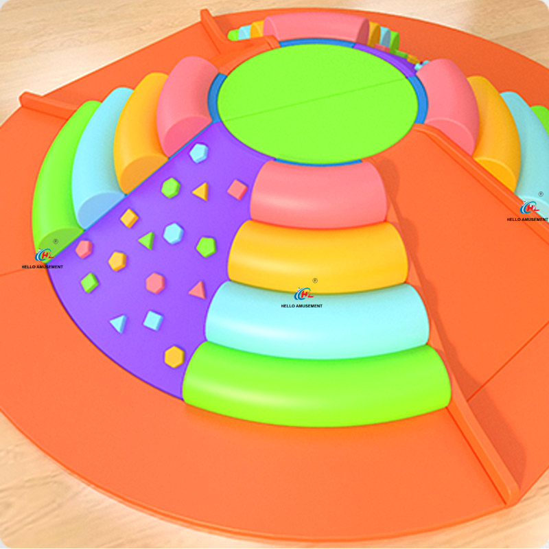 Children's soft play climbing and sliding multifunctional turtle climbing combination 7
