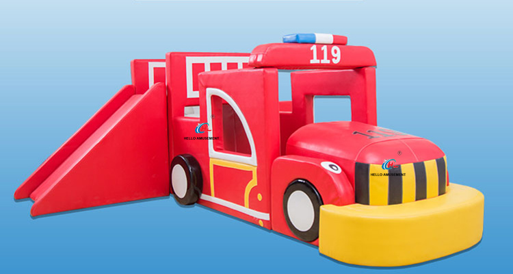 Fire engine kids play house with slide 21