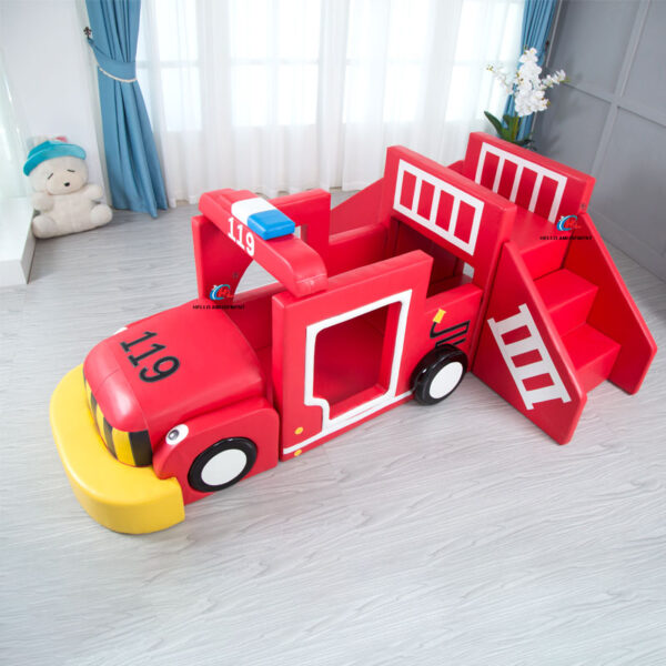 Fire engine kids play house with slide 4