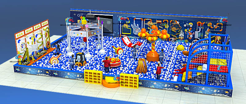 Kids Commercial Playgrounds Indoor Ball Wall Games of Educational Toys 7