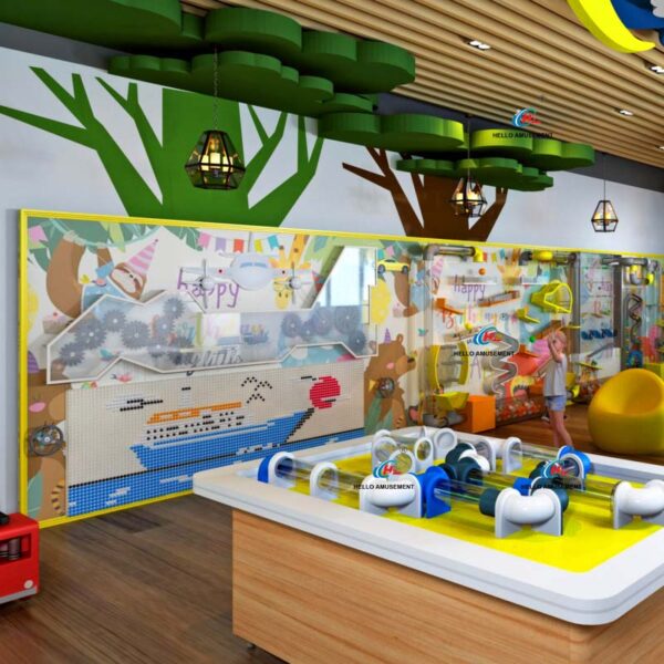 Science Ball Wall Game Custom Design Indoor Playground Set for Kids 3
