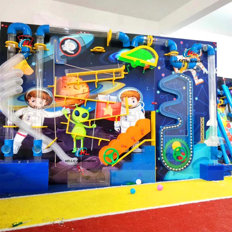 Science Museum Equipment Indoor Playground Kids Ball Interactive Wall Games 12
