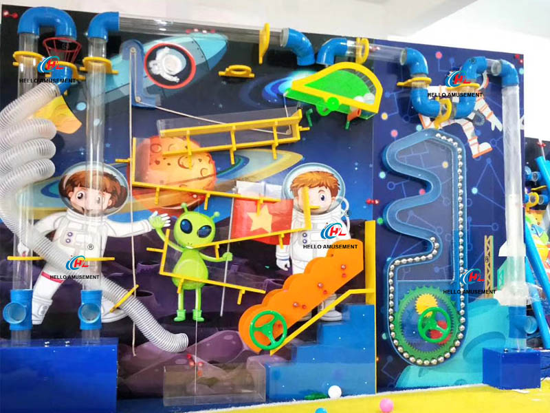 Science Museum Equipment Indoor Playground Kids Ball Interactive Wall Games 8