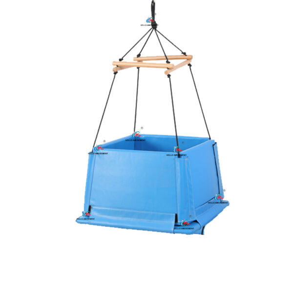 Square Flat Swing Basket with Fence 1