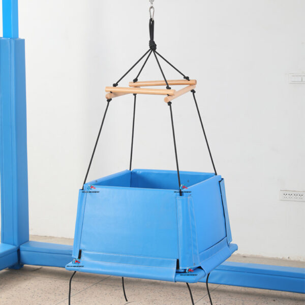 Square Flat Swing Basket with Fence 2