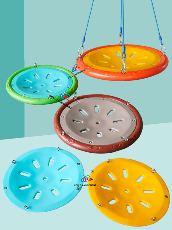 Children hanging plastic disc sensory swing 1