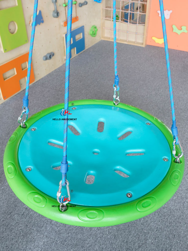 Children hanging plastic disc sensory swing 14