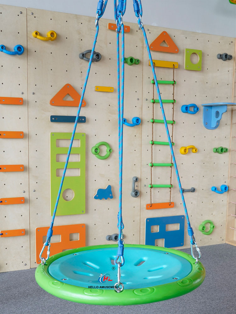 Children hanging plastic disc sensory swing 8