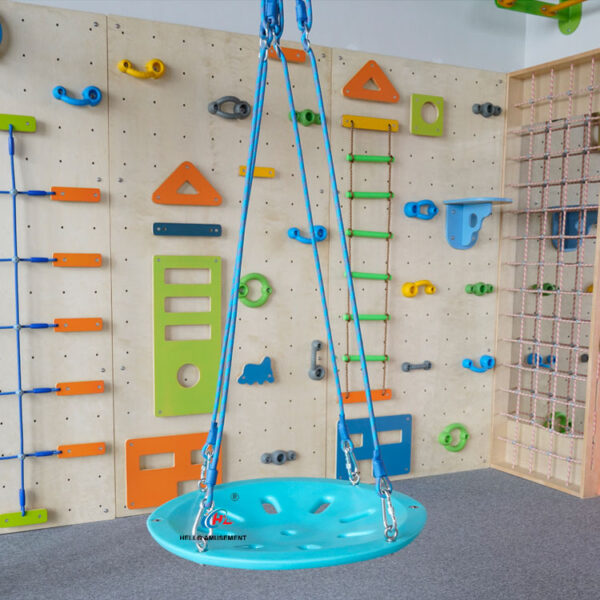 Children hanging plastic disc sensory swing 9