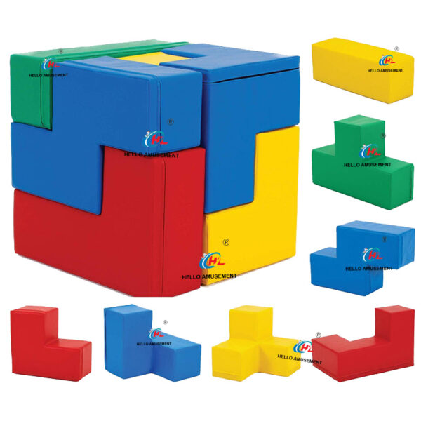 7 piece set of soft building blocks 3
