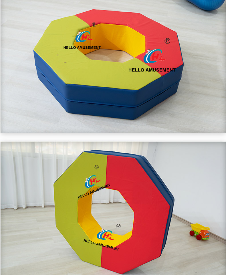 Children Indoor Play Octagonal Soft Hollow Ring 4