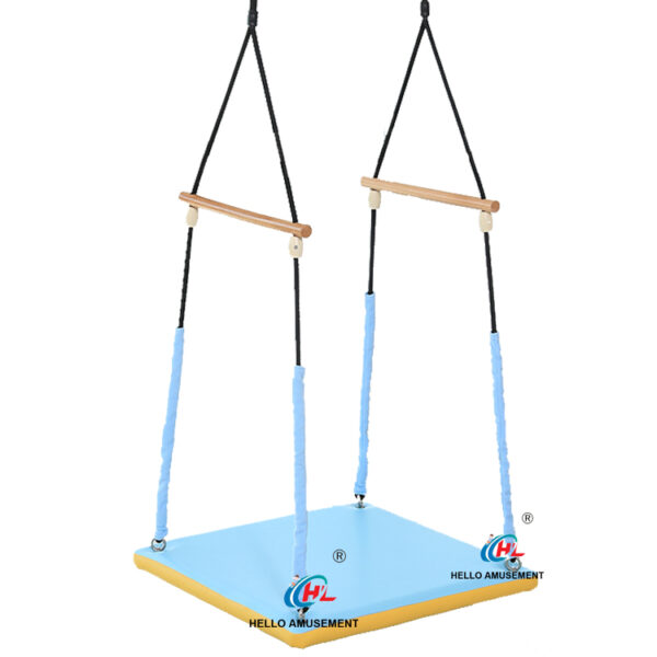Children Soft Padding Upgraded Square Flat Sensory Swing 1