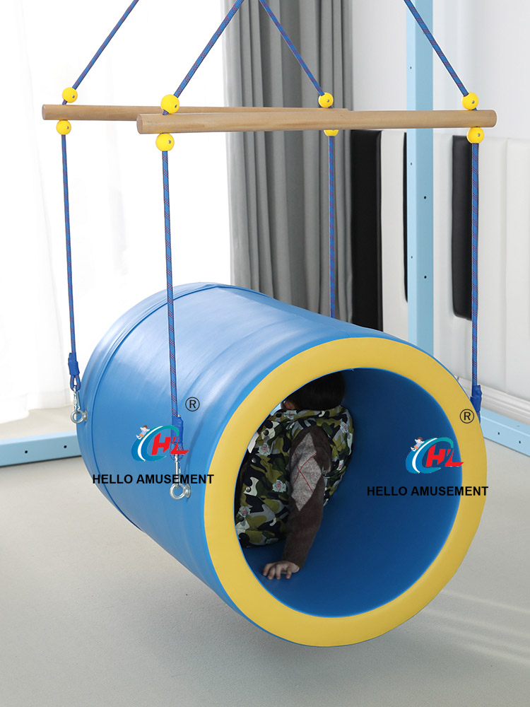 Children's sensory training cylinder swing 10