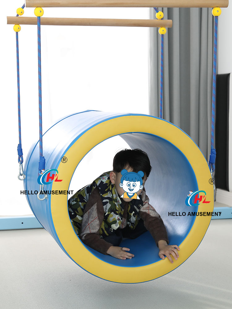 Children's sensory training cylinder swing 15
