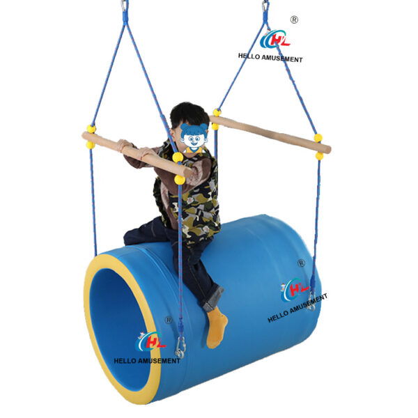 Children's sensory training cylinder swing 2