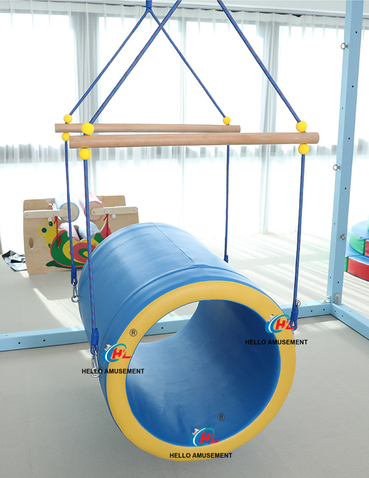 Children's sensory training cylinder swing 21