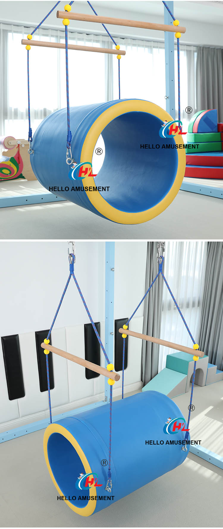 Children's sensory training cylinder swing 23