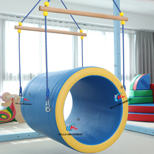 Children's sensory training cylinder swing 3