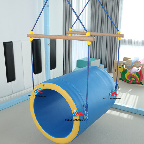 Children's sensory training cylinder swing 6
