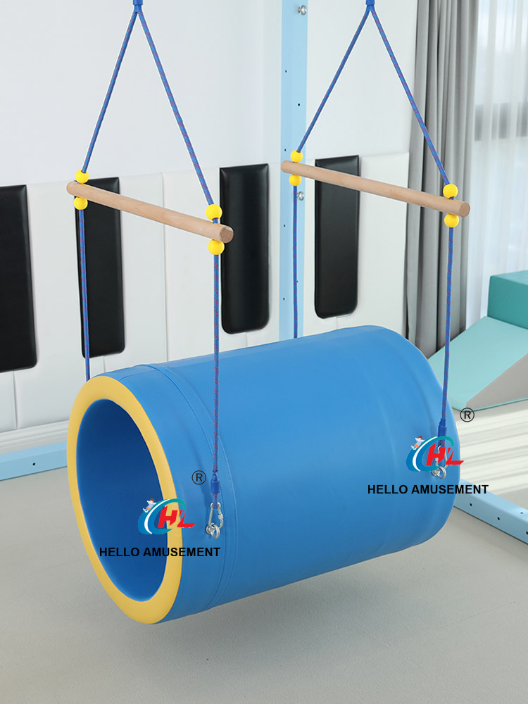 Children's sensory training cylinder swing 7