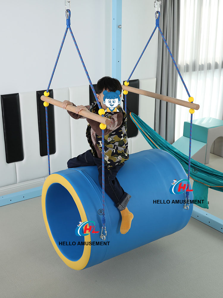 Children's sensory training cylinder swing 9