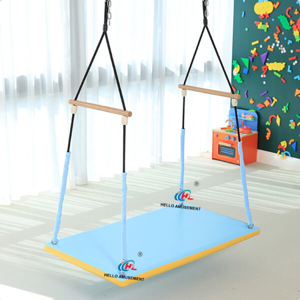 Rectangular flat swing two-person balance swing 4