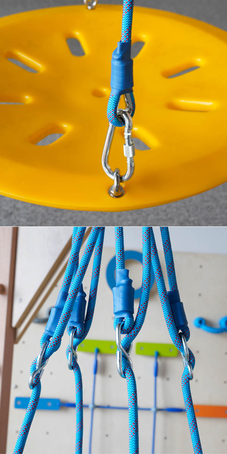 Children hanging plastic disc sensory swing 19