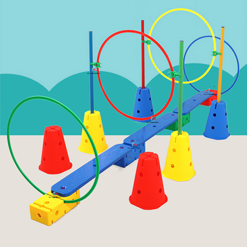 Children's sensory integration training Vientiane combination toy set 8