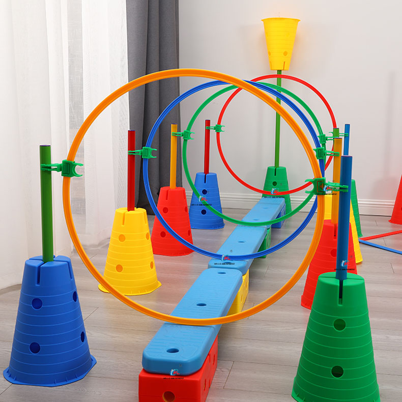 Children's sensory integration training Vientiane combination toy set 9