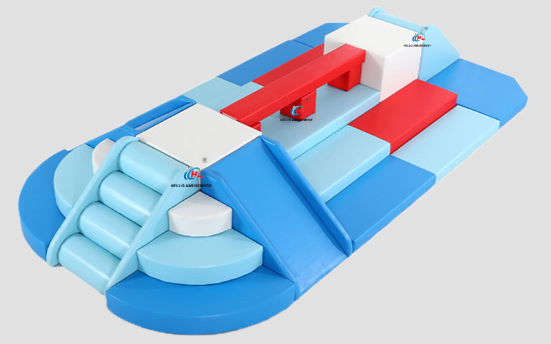 Early education center sensory integration training software climbing and sliding multi-functional balance beam combination 11