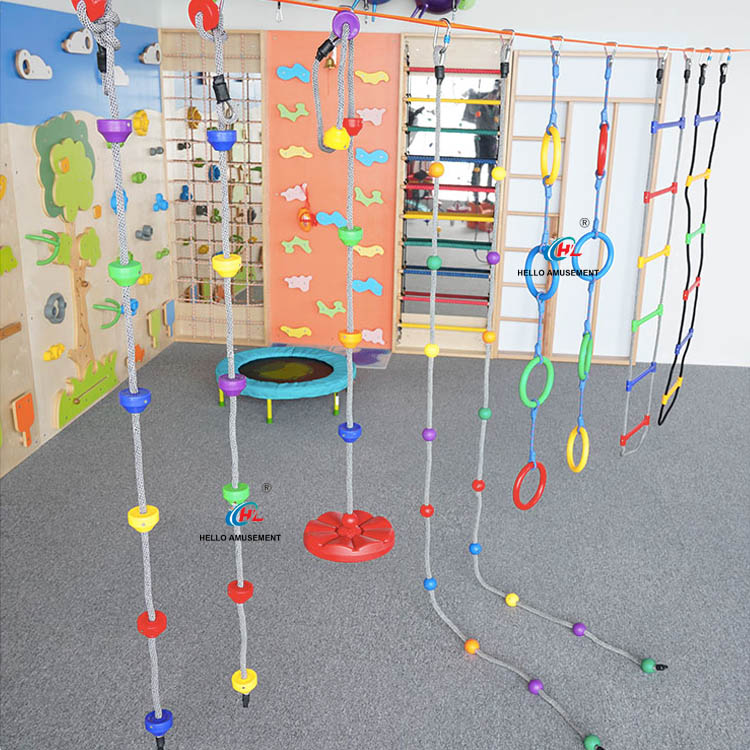 Plastic circle climbing swings 6