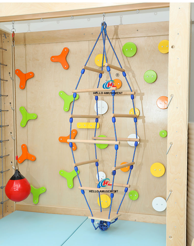 Quadrangle ladder stick swing 12