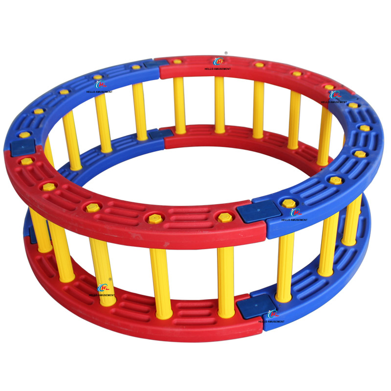 Quarter circle climbing frame physical balance beam bridge 04