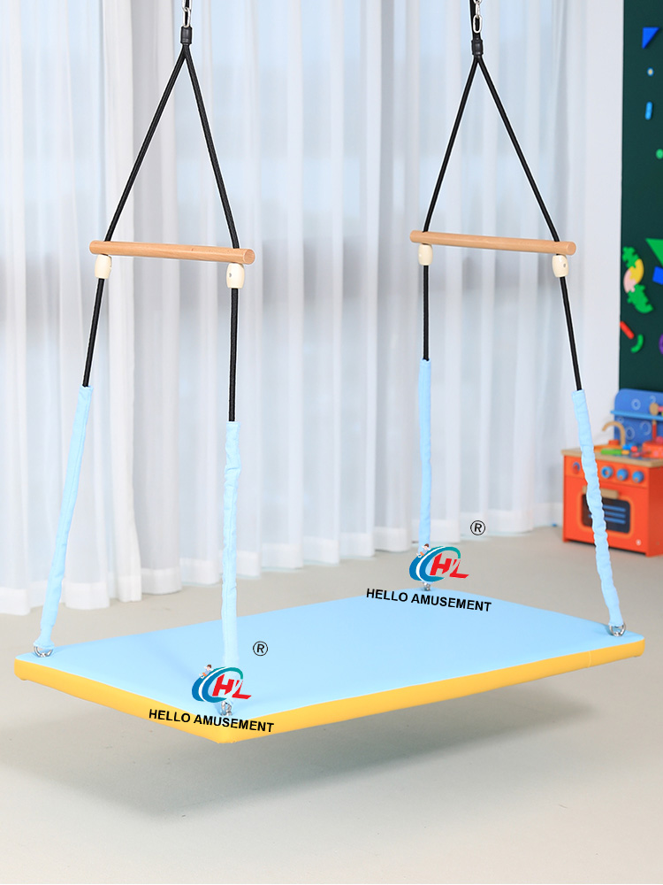 Rectangular flat swing two-person balance swing 6