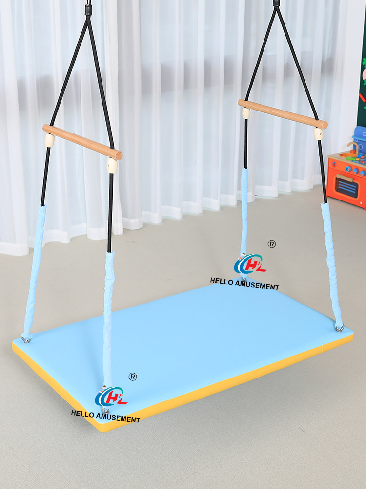 Rectangular flat swing two-person balance swing 7