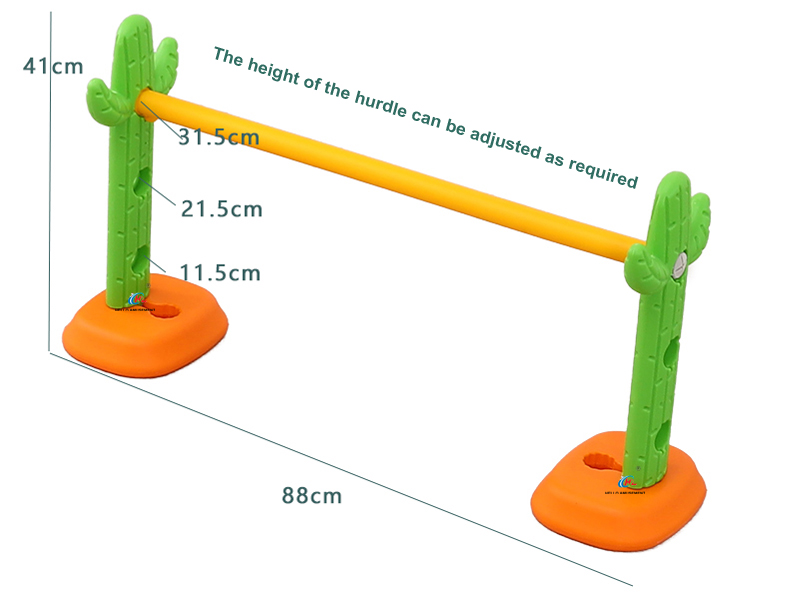 Sensory integration training adjustable plastic hurdles 10